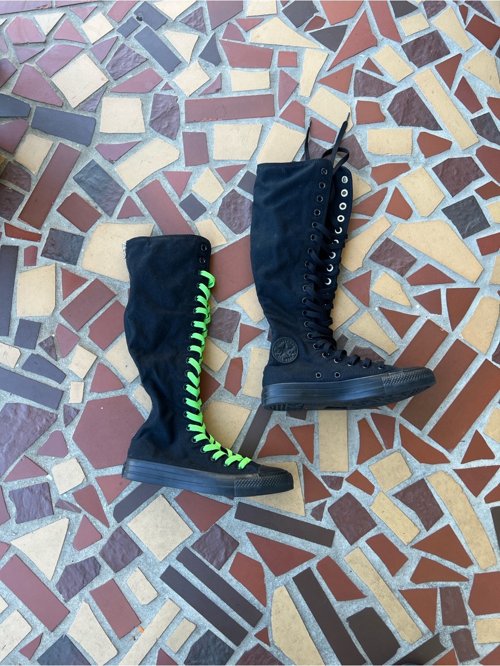 Converse Black/Black High-Top CTAS XX-HI Sneakers - Picture 2 of 9
